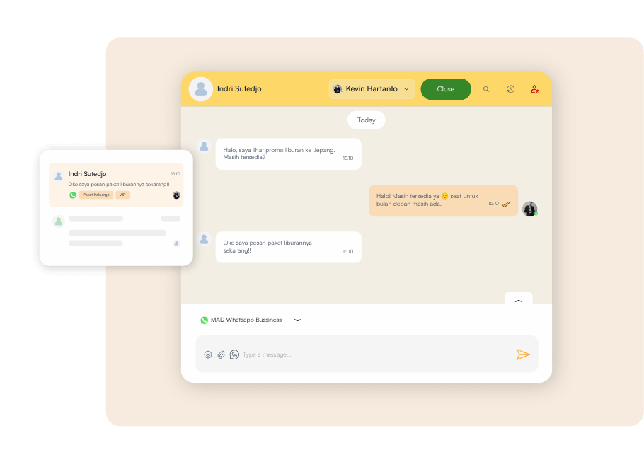 Kotak Masuk untuk Multi-Saluran Percakapan